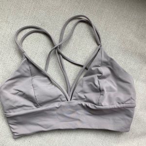 Strappy Lululemon plunge neck bralette